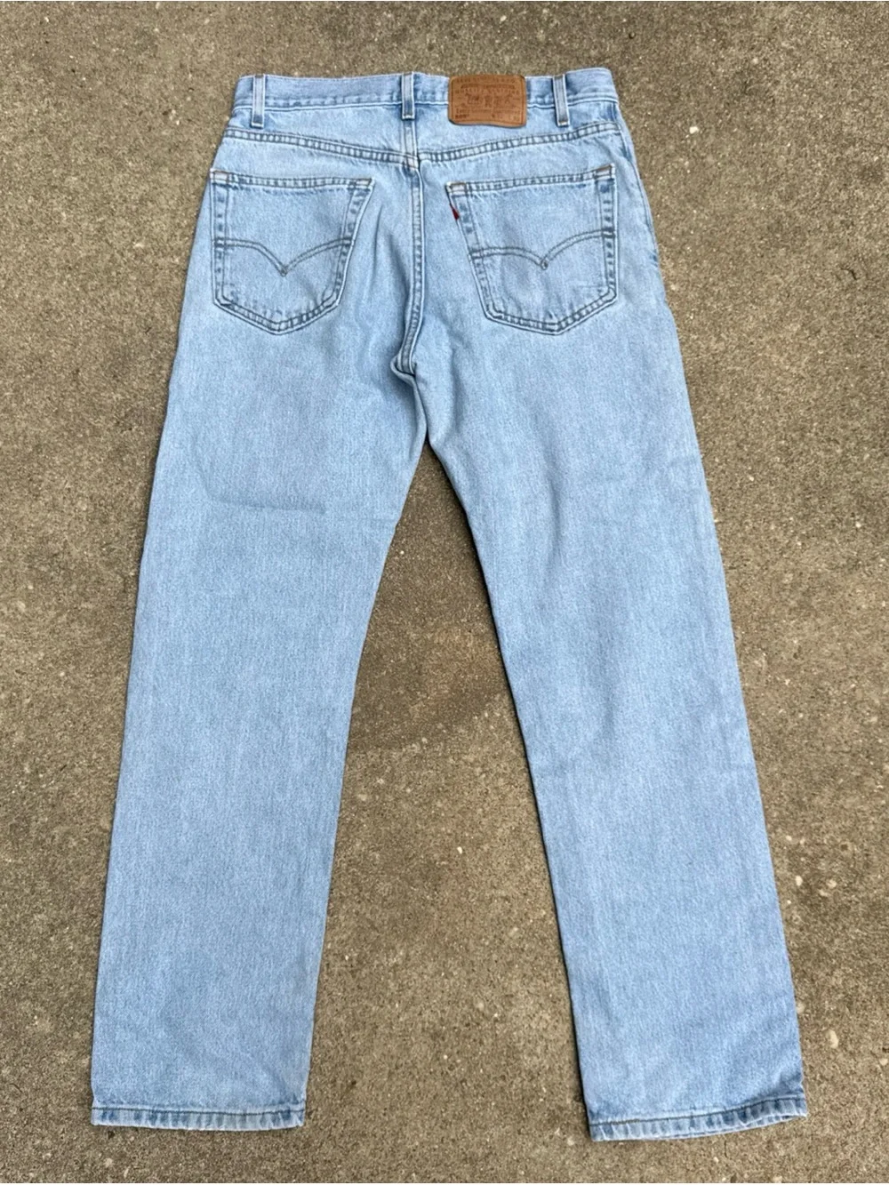Vintage 90s Levi's 505 Jeans Men's 32x30 Regular Fit Straight Leg Light Wash USA